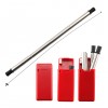 Red Foldable Metal Straws